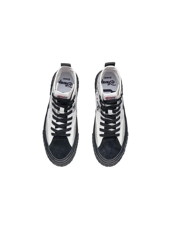 Кроссовки x disney canvas hi shoes Li-Ning — изображение 3 из 4, белый/черный
