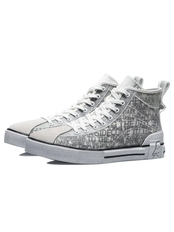 Кроссовки классические холщовые hi x star wars Li-Ning — изображение 3 из 4, серый/белый