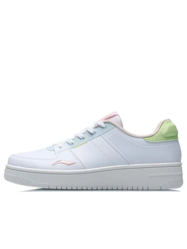 Кроссовки oneplay Li-Ning — изображение 1 из 4, белый/зеленый/розовый