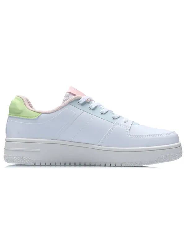 Кроссовки oneplay Li-Ning — изображение 3 из 4, белый/зеленый/розовый