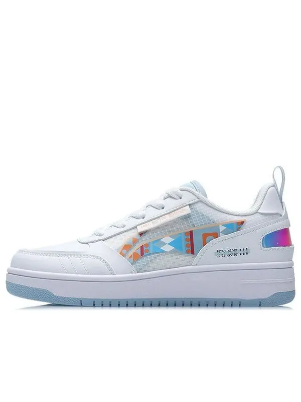 Кроссовки №258 классические повседневные низкие Li-Ning — изображение 1 из 4, белый/синий
