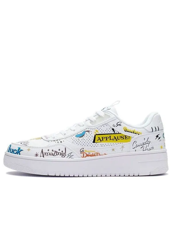 Кроссовки классические подушки x disney Li-Ning — изображение 1 из 4, белый/желтый