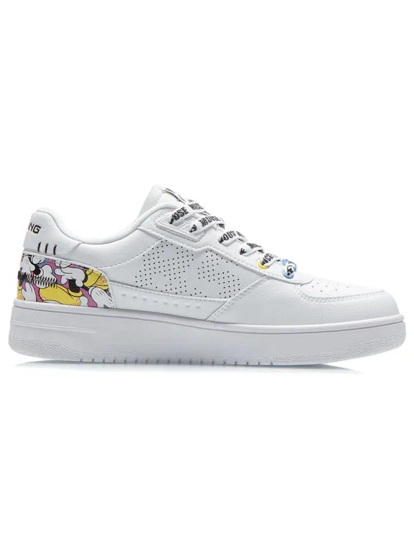 Кроссовки классические подушки x disney Li-Ning — изображение 2 из 4, белый/черный/желтый