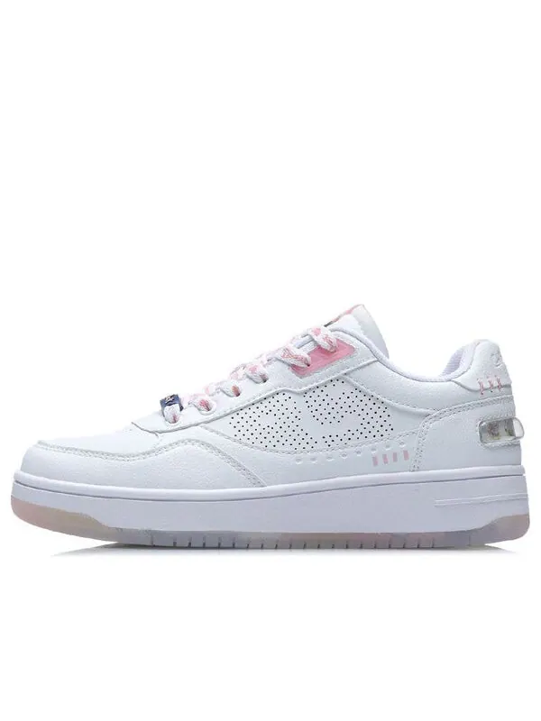 Кроссовки классические низкие x disney Li-Ning — изображение 1 из 4, белый/розовый