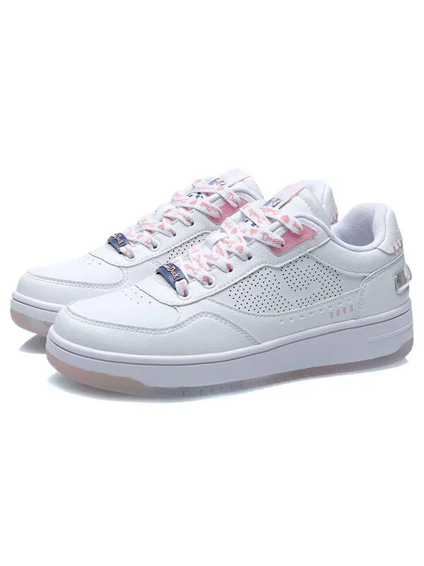 Кроссовки классические низкие x disney Li-Ning — изображение 3 из 4, белый/розовый