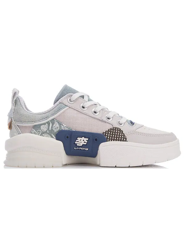 Кроссовки weiwu скейт Li-Ning — изображение 2 из 4, белый/синий