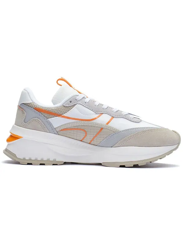 Кроссовки космос эво Li-Ning — изображение 2 из 4, белый/серый/оранжевый