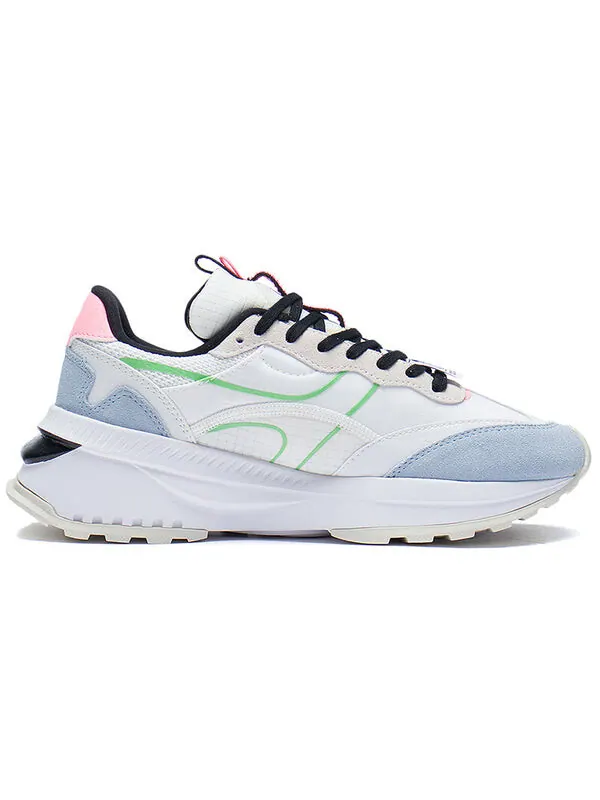 Кроссовки космос эво Li-Ning — изображение 2 из 4, белый/серый/синий