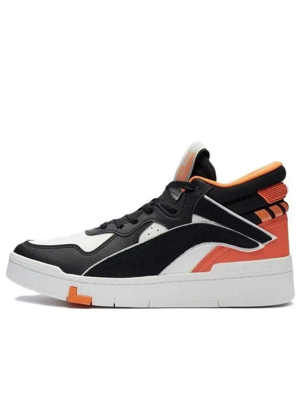 Кроссовки superwave mid Li-Ning — изображение 1 из 4, черный/белый/оранжевый