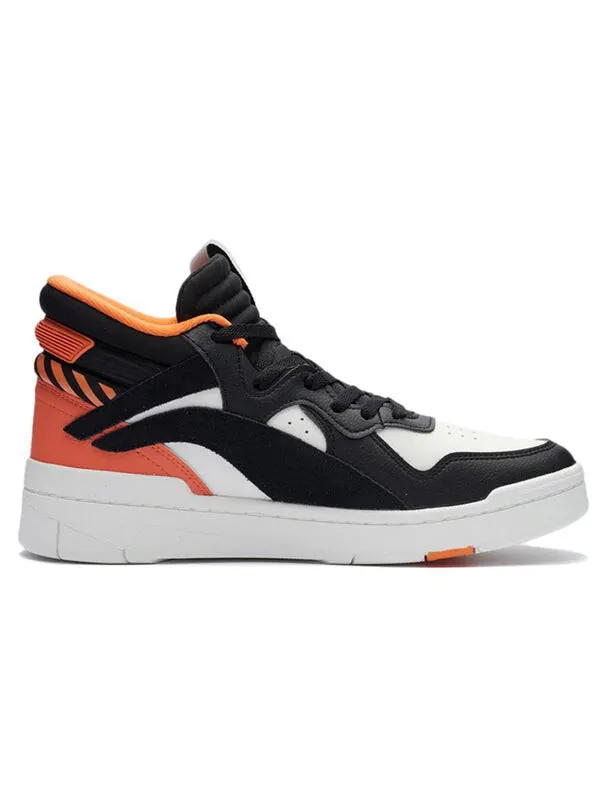 Кроссовки superwave mid Li-Ning — изображение 2 из 4, черный/белый/оранжевый