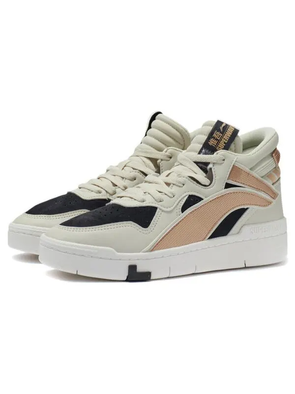 Кроссовки suprewave mid Li-Ning — изображение 3 из 4, белый/черный/золотистый