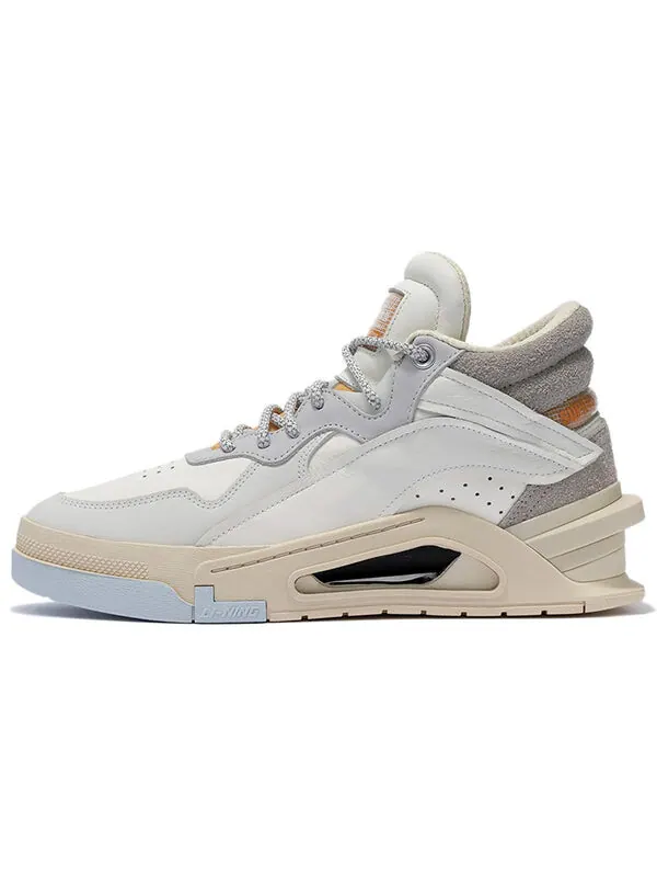 Кроссовки superwave premium mid Li-Ning — изображение 2 из 4, белый/серый