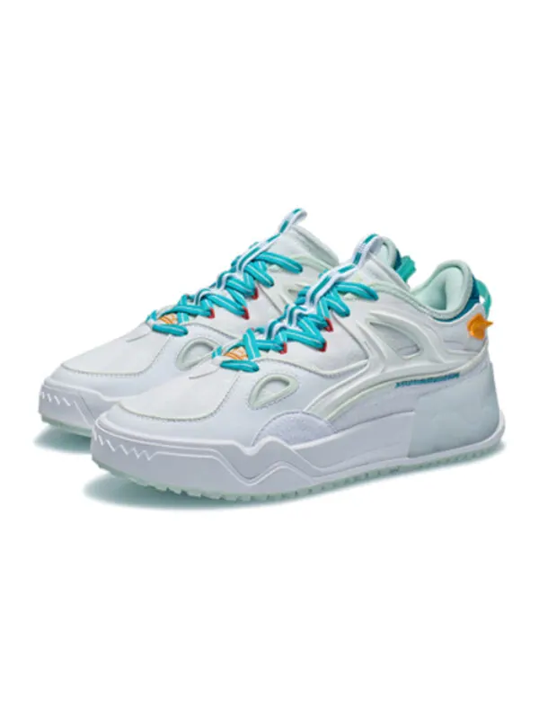 Кроссовки контрфлоу низкие Li-Ning — изображение 4 из 4, белый/зеленый/синий