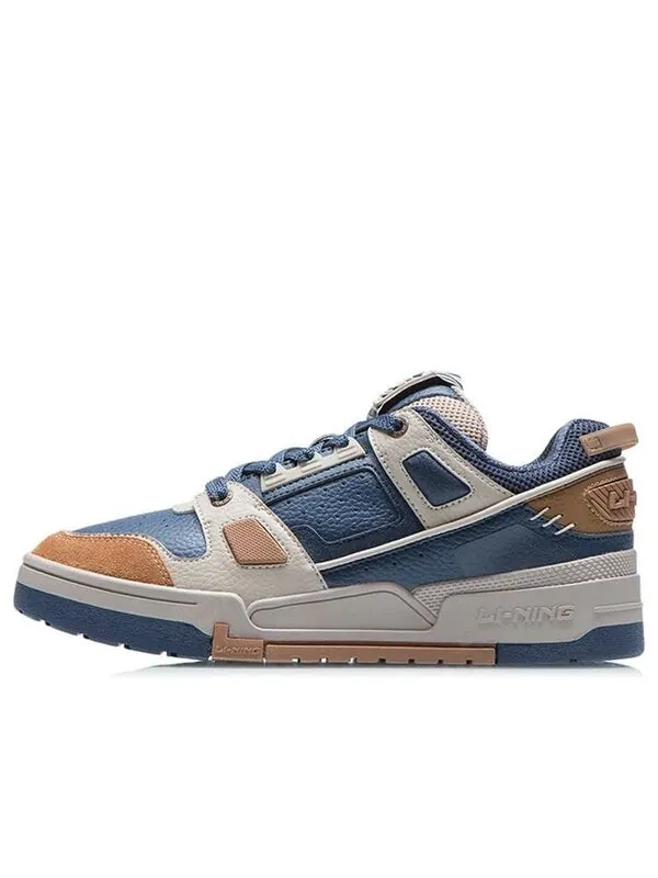 Кроссовки низкие Li-Ning — изображение 1 из 4, бежевый/синий