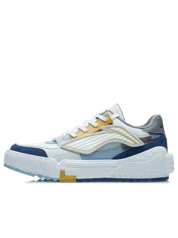 Кроссовки атакуют туз Li-Ning — изображение 1 из 3, белый/синий/желтый