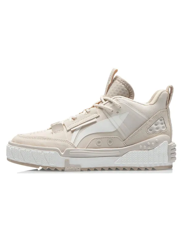 Кроссовки №258 средние Li-Ning — изображение 2 из 4, белый/серый/розовый