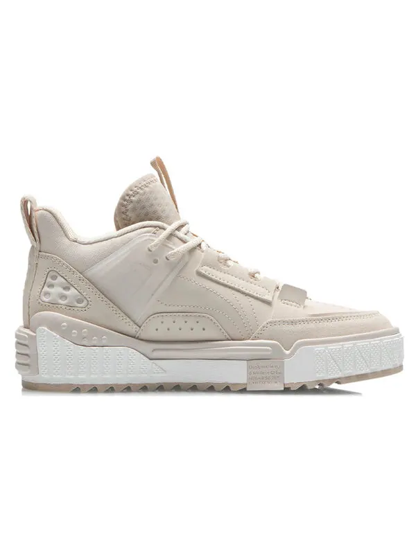 Кроссовки №258 средние Li-Ning — изображение 3 из 4, белый/серый/розовый