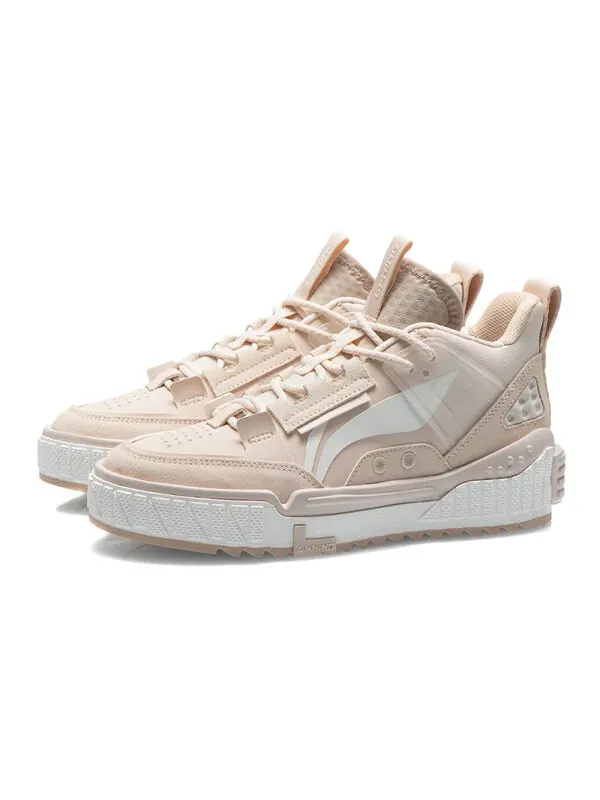 Кроссовки №258 средние Li-Ning — изображение 4 из 4, белый/серый/розовый