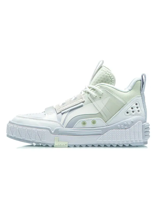 Кроссовки №258 средние Li-Ning — изображение 2 из 4, белый/зеленый