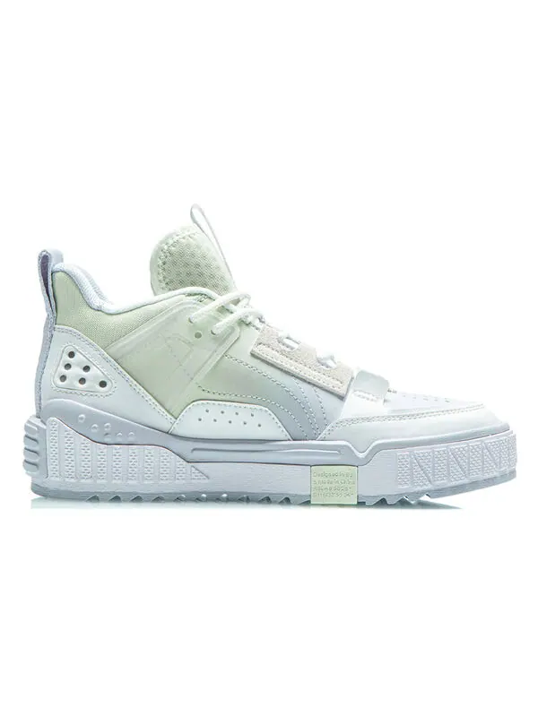 Кроссовки №258 средние Li-Ning — изображение 3 из 4, белый/зеленый