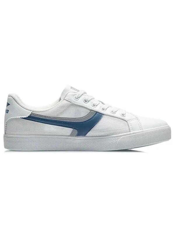Кроссовки винтажные скейт обувь Li-Ning — изображение 2 из 4, белый/синий