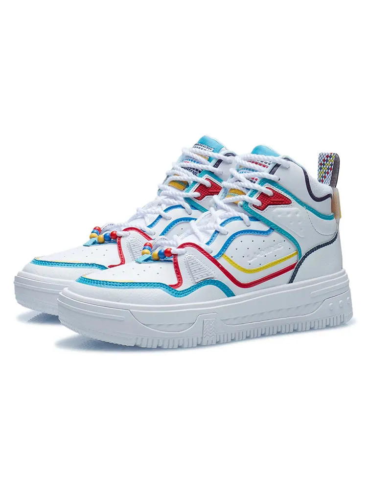 Кроссовки (WMNS) Li-Ning WuXing Show YuXing 'White Blue' — изображение 3 из 5, белый