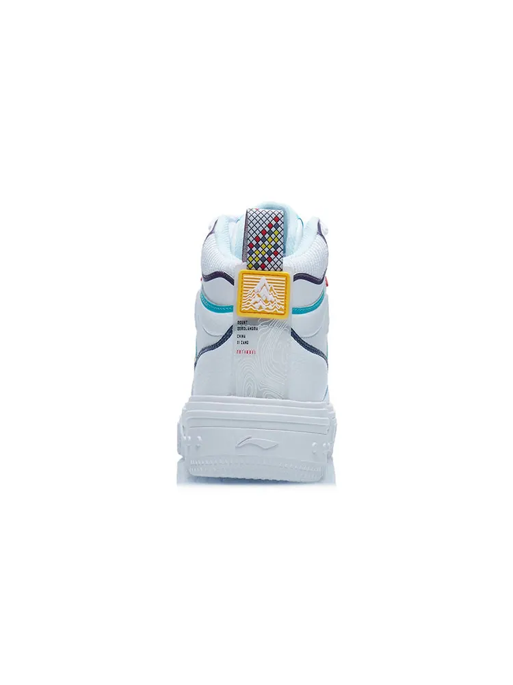 Кроссовки (WMNS) Li-Ning WuXing Show YuXing 'White Blue' — изображение 4 из 5, белый