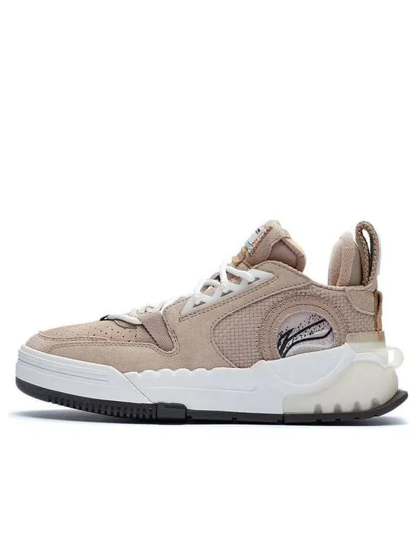 Кроссовки 001 происхождение Li-Ning — изображение 1 из 4, серый/коричневый/белый
