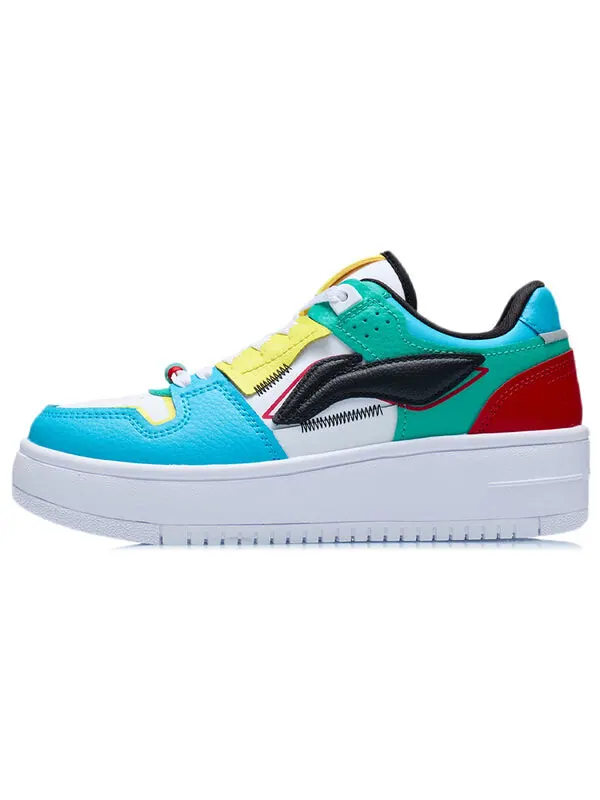 Кроссовки тяньцзи Li-Ning — изображение 2 из 4, белый/синий/зеленый