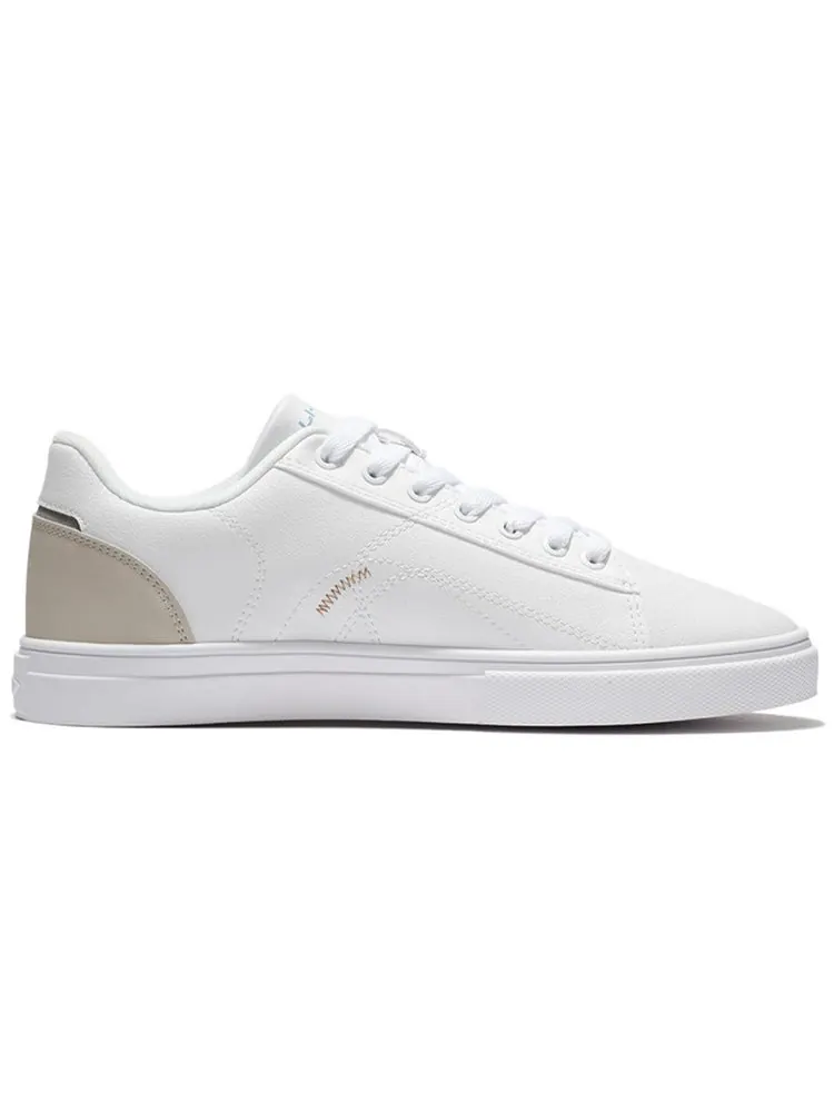 Кеды (WMNS) Li-Ning Classic Skateboarding Low 'White' — изображение 2 из 7, серый