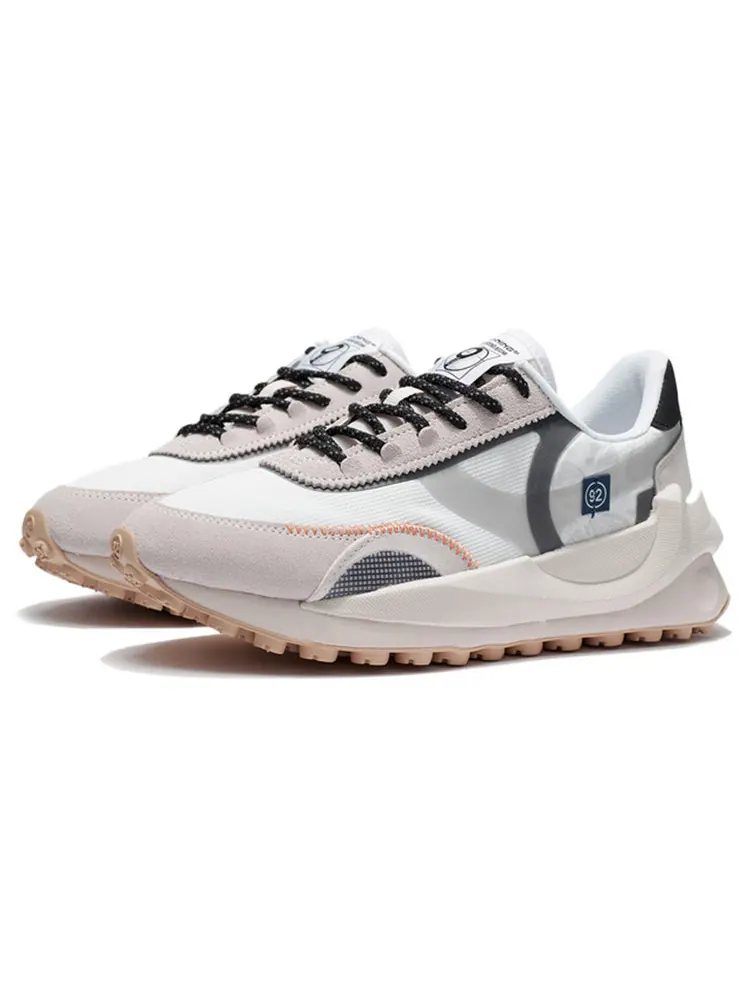 Беговые кроссовки (WMNS) Li-Ning Eternal 92 'White Grey' — изображение 3 из 4, серый