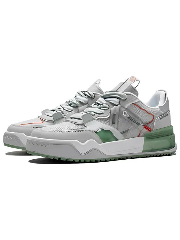 Кроссовки cf flash star Li-Ning — изображение 3 из 4, серый/зеленый/белый