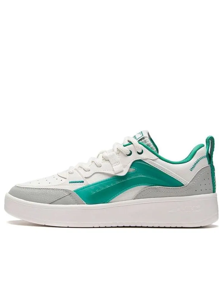 Кеды Li-Ning Classic Leisure 'White Grey Teal' — изображение 1 из 4, белый