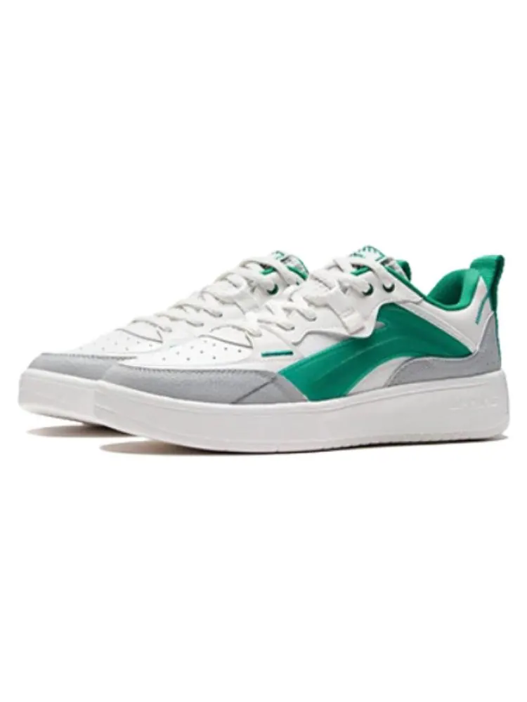 Кеды Li-Ning Classic Leisure 'White Grey Teal' — изображение 3 из 4, белый