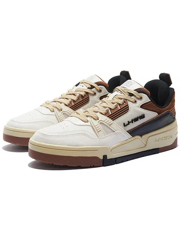 Кроссовки 001 btc Li-Ning — изображение 3 из 4, белый/коричневый