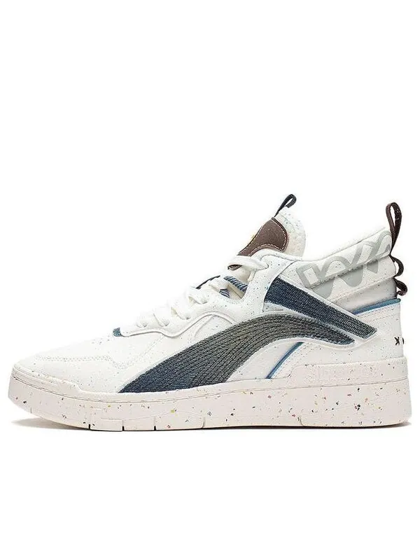Кроссовки superwave mid Li-Ning — изображение 1 из 4, белый/серый
