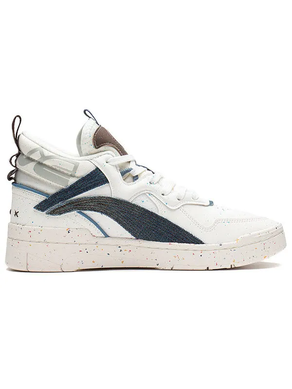 Кроссовки superwave mid Li-Ning — изображение 2 из 4, белый/серый