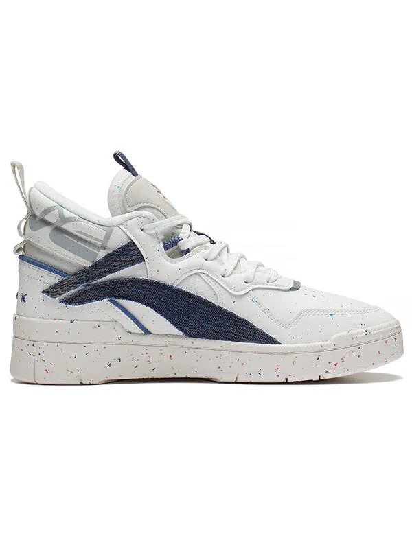 Кроссовки superwave mid Li-Ning — изображение 2 из 4, белый/темно-синий