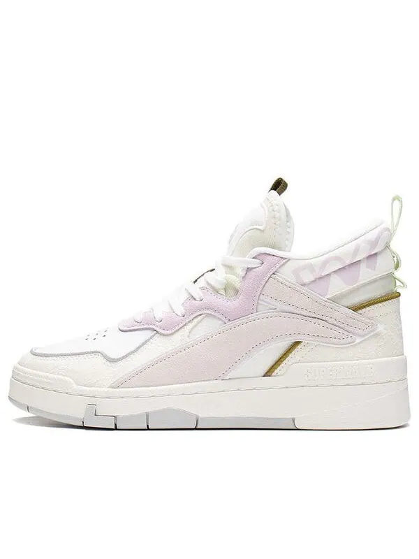 Кроссовки superwave mid Li-Ning — изображение 1 из 4, белый/розовый