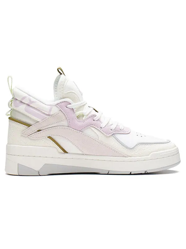 Кроссовки superwave mid Li-Ning — изображение 2 из 4, белый/розовый