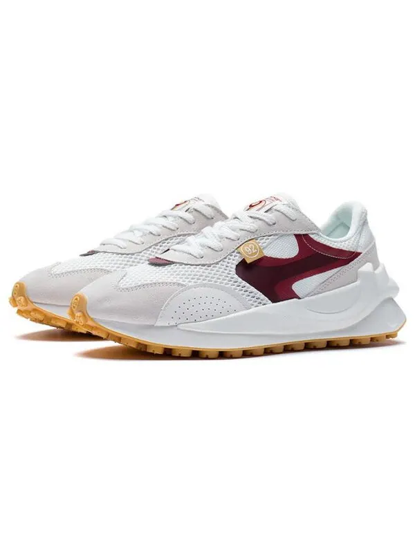 Кроссовки вечные 92 низкие Li-Ning — изображение 3 из 4, белый/красный/бежевый