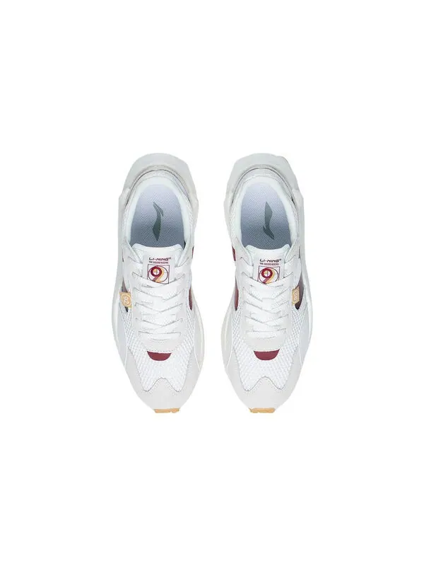 Кроссовки вечные 92 низкие Li-Ning — изображение 4 из 4, белый/красный/бежевый