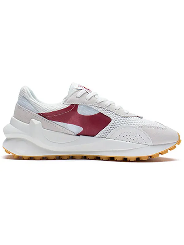 Кроссовки вечные 92 низкие Li-Ning — изображение 2 из 4, белый/красный/бежевый