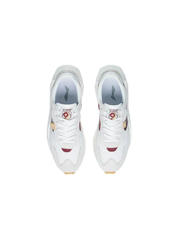 Кроссовки вечные 92 низкие Li-Ning — изображение 4 из 4, белый/красный/бежевый