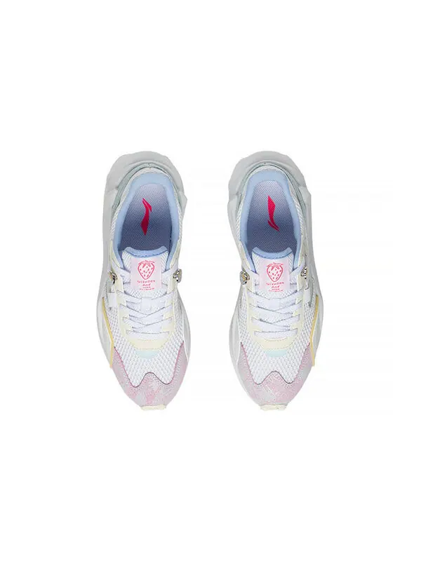 Кроссовки космос Li-Ning — изображение 4 из 4, белый/розовый