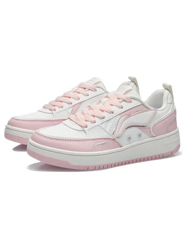 Кроссовки классические для отдыха Li-Ning — изображение 3 из 4, белый/розовый