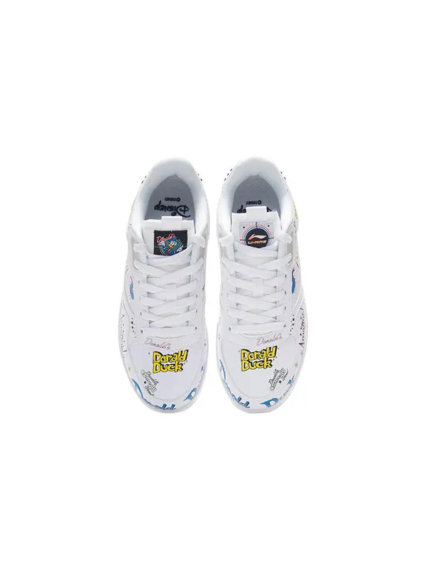 Кроссовки классические скейтбординг x дисней Li-Ning — изображение 4 из 4, белый/желтый