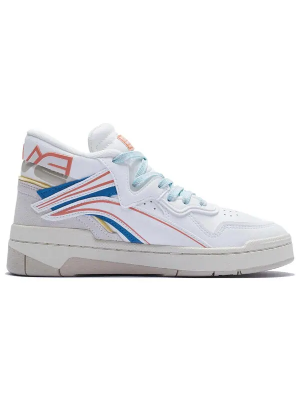 Кроссовки средней высоты Li-Ning — изображение 2 из 4, белый/красный/синий