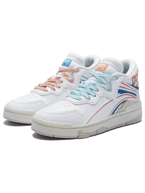 Кроссовки средней высоты Li-Ning — изображение 3 из 4, белый/красный/синий