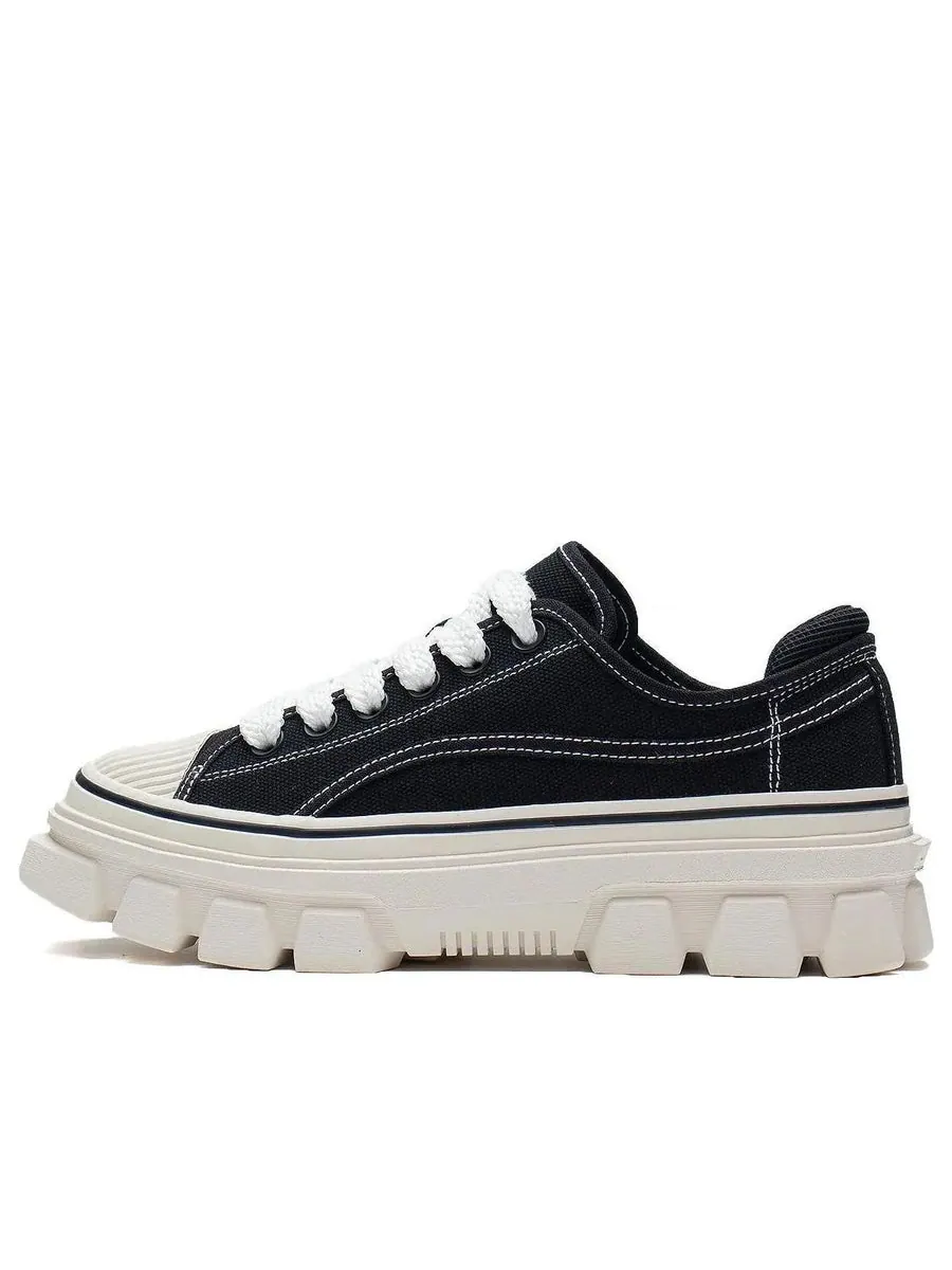 Кроссовки Li-Ning CF Classic Canvas Low 'Black White' — изображение 1 из 6, черный